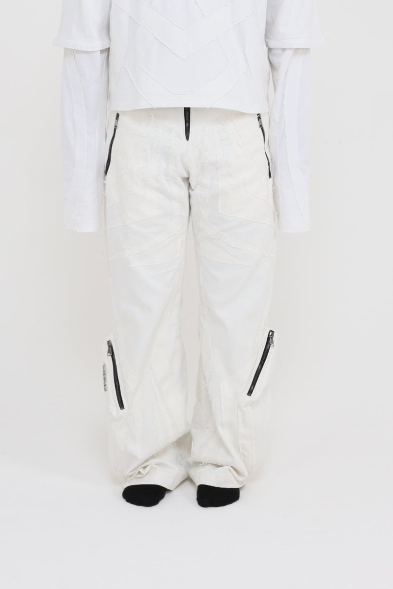WHITE OOPART PANTS V1