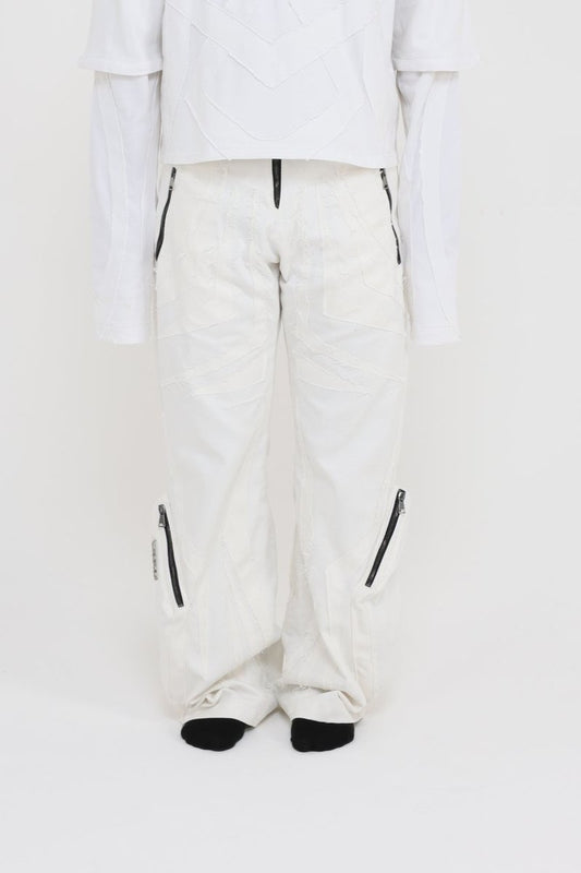 WHITE OOPART PANTS V1
