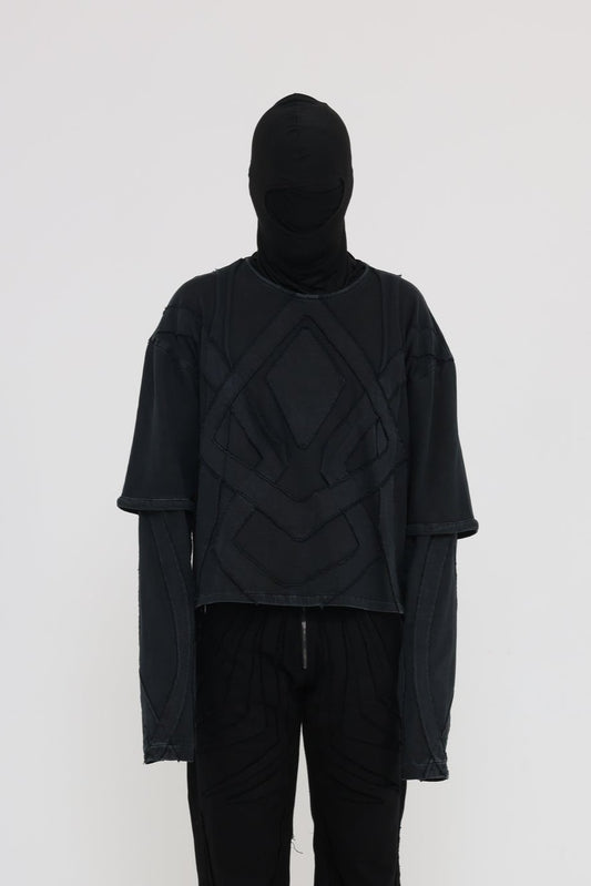 BLACK OOPART LONG SLEEVES