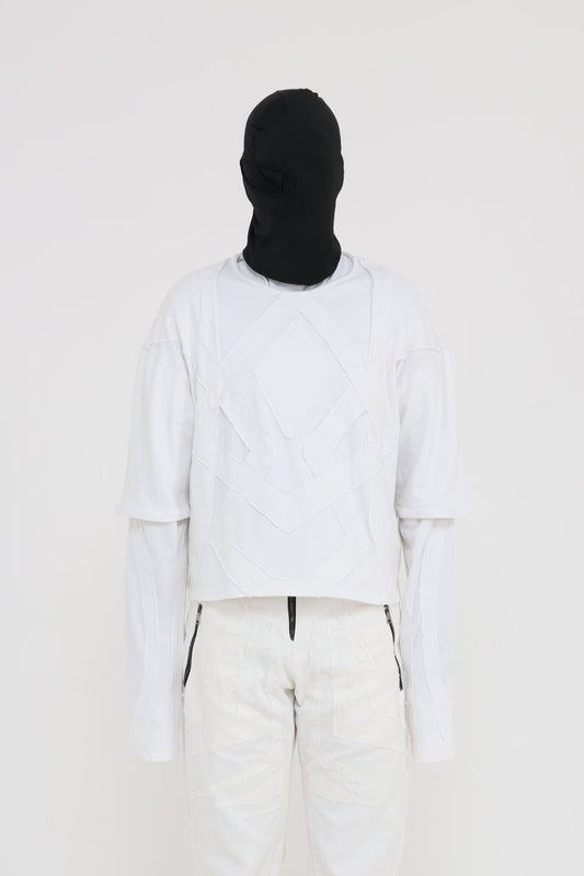 WHITE OOPART LONG SLEEVES