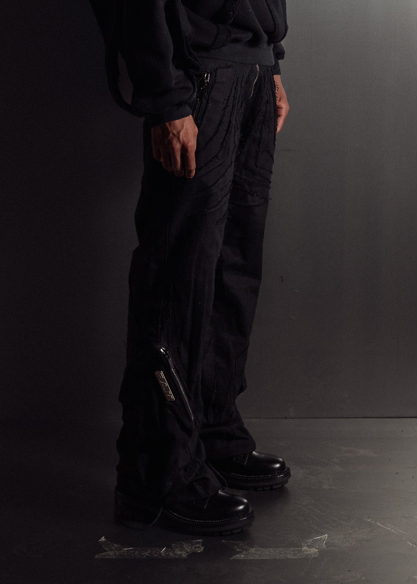 BLACK OOPART PANTS V1 - Forget About Me - Forget About Me - PANTS