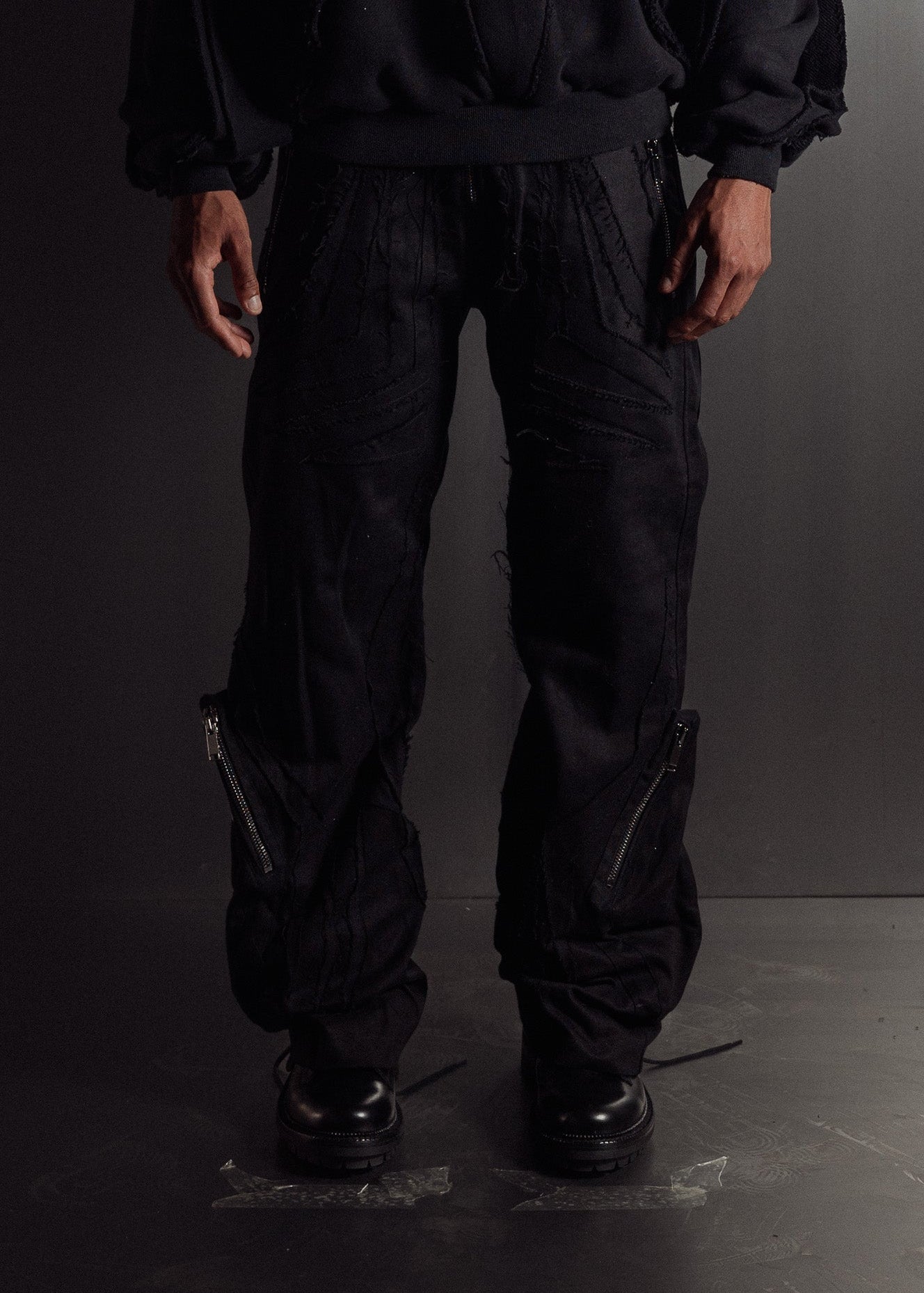 BLACK OOPART PANTS V1 - Forget About Me - Forget About Me - PANTS