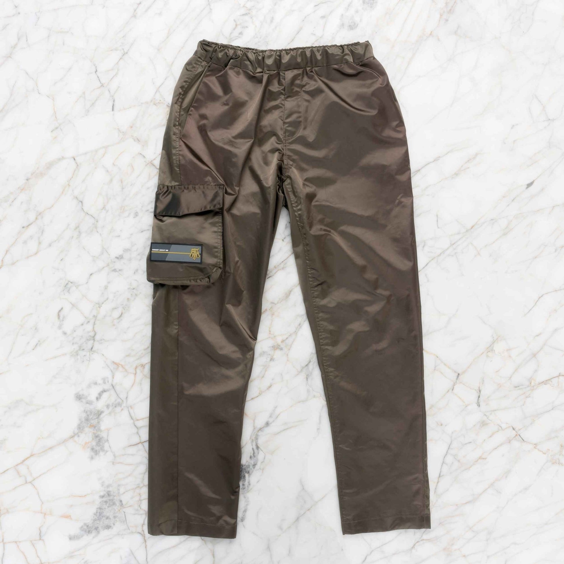 GREEN NYLON PANTS - Forget About Me - Forget About Me - 