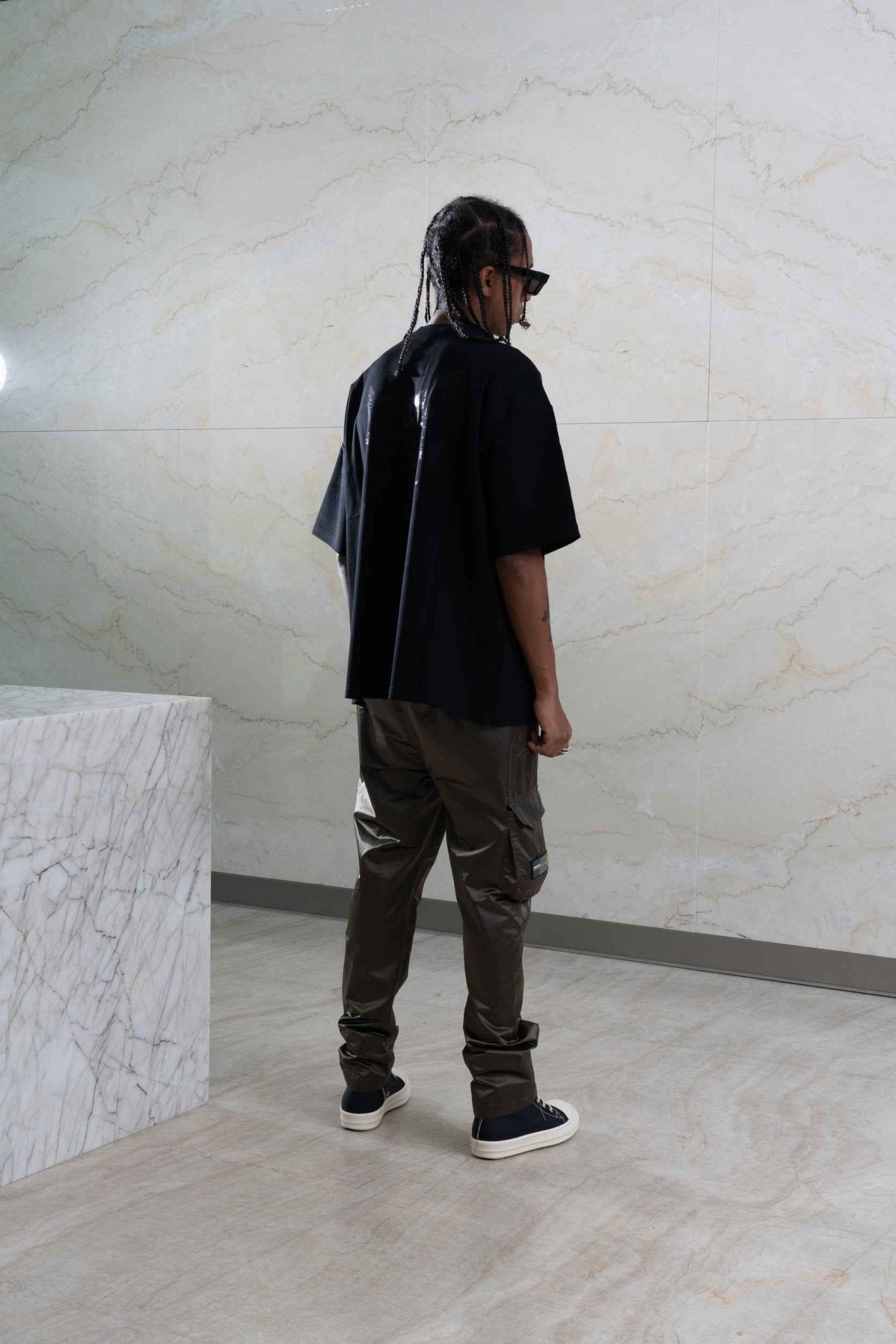 GREEN NYLON PANTS - Forget About Me - Forget About Me - 