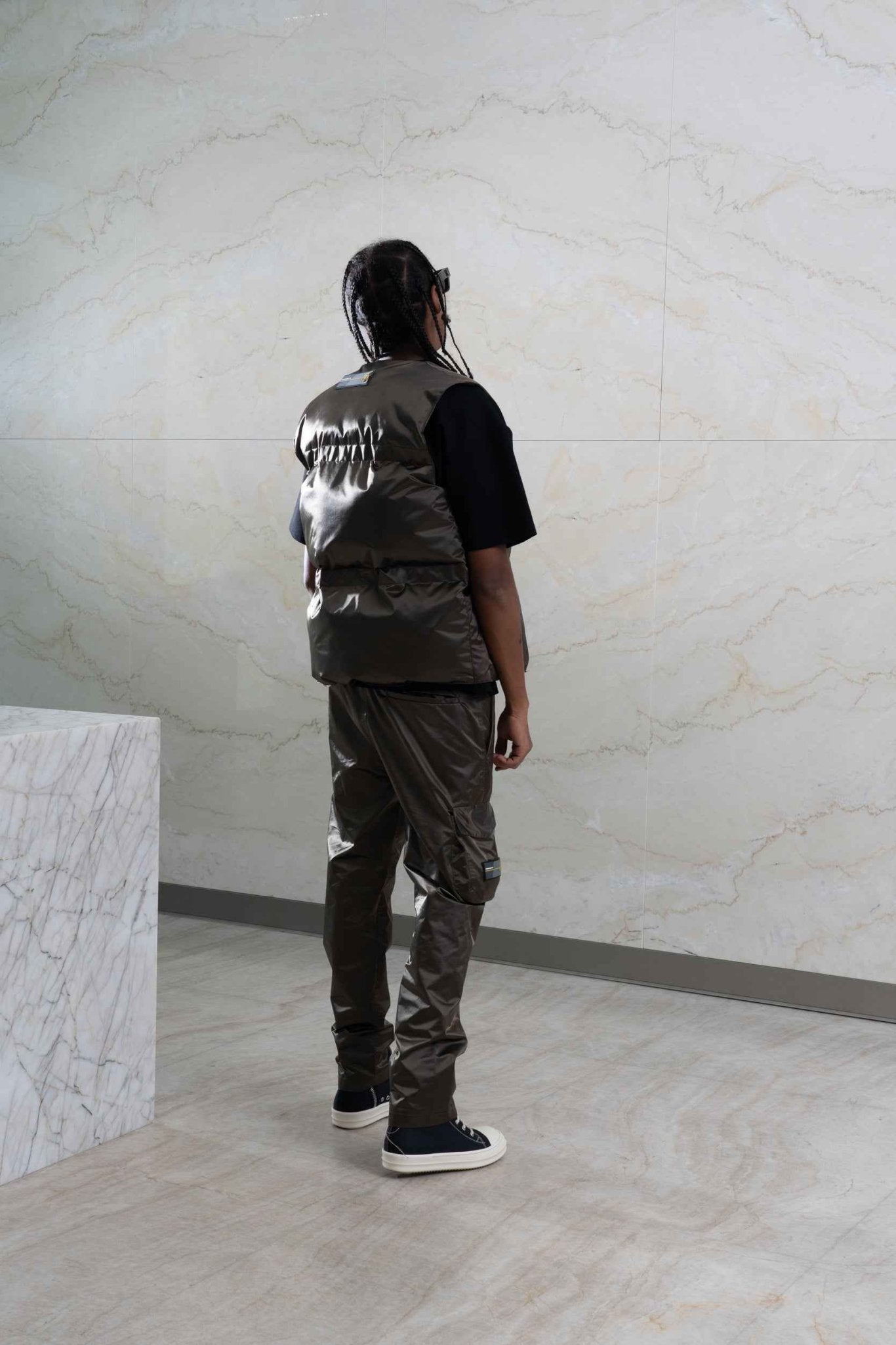 GREEN NYLON VEST - Forget About Me - Forget About Me - 