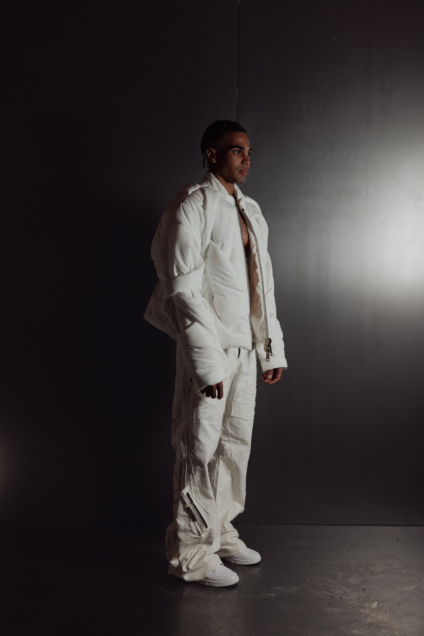 WHITE OOPART BOMBER - Forget About Me - Forget About Me - BOMBER