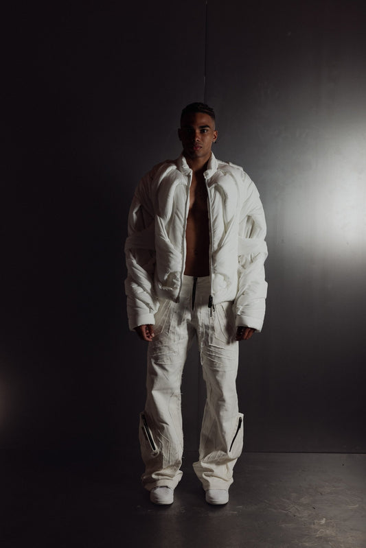 WHITE OOPART BOMBER - Forget About Me - Forget About Me - BOMBER